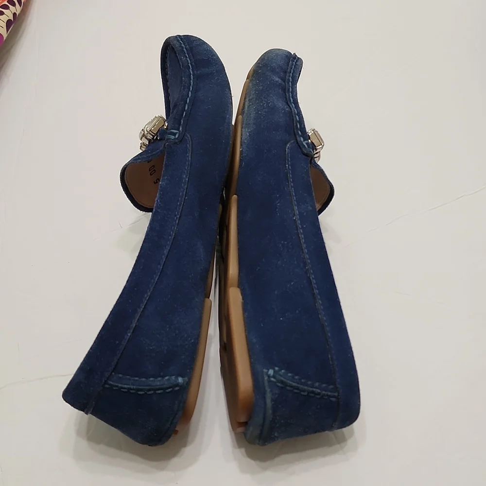 Miu Miu Blue Calzature Donna Loafers Flats - Picture 7 of 13